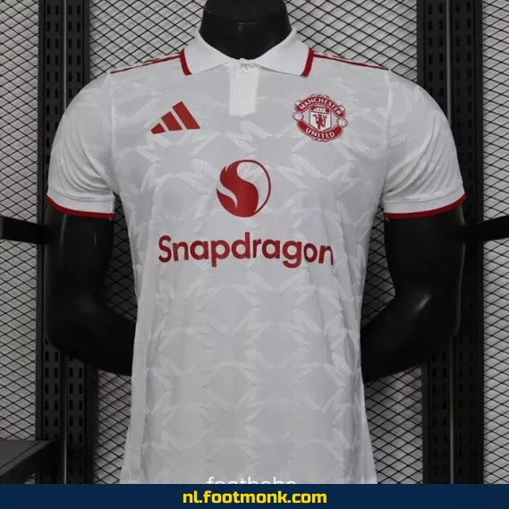 Manchester United Voetbalshirt 2025-2026 – Wit Polo Shirt – Officieel Voetbalshirt voor Mannen & Vrouwen – Koop Nu Online