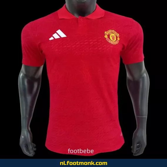 Manchester United 2025 Polo Voetbalshirt - Rood | Officieel Voetbalshirt | Heren & Dames | Fanwear | Aanbieding