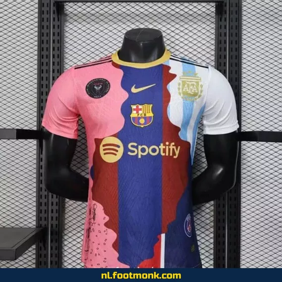 Origineel Messi Voetbalshirt 2025 - Speciale Editie | Officieel Voetbalshirt voor Dames & Heren | Personaliseerbaar