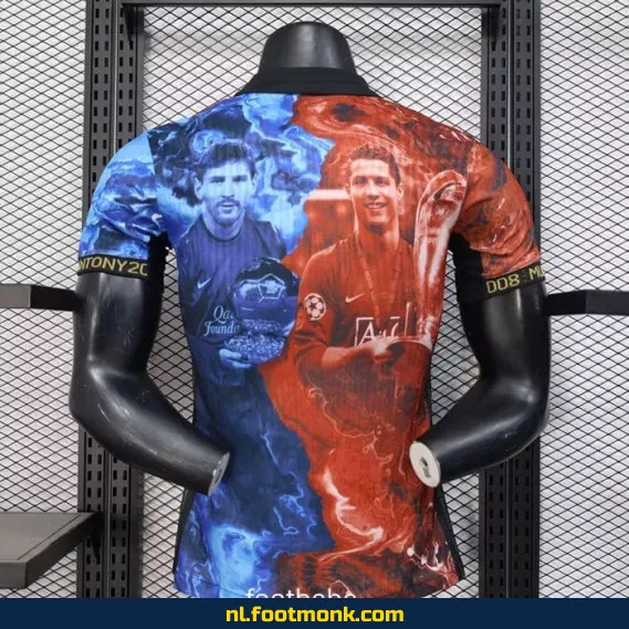 Exclusief Messi Ronaldo Voetbalshirt 2025 - Limited Edition | Officieel Voetbaltenue | Personaliseerbaar | Heren & Dames | Snelle Levering