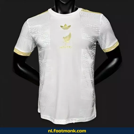 Mexicaans Voetbalshirt 2025-2026 - Wit Thuistenue - Officieel Voetbaltenue - Heren/Dames/Kinderen