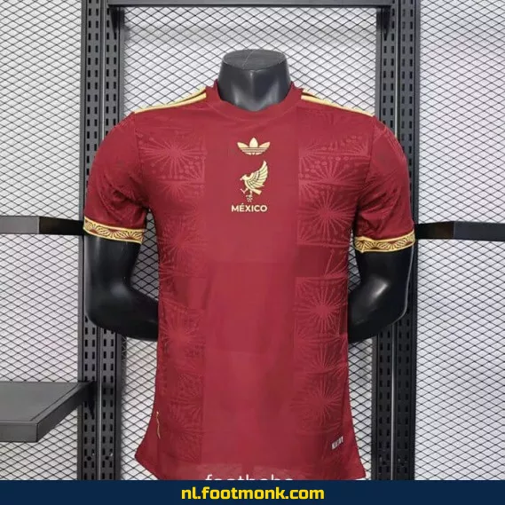 Voetbalshirt Mexico 2025-2026 Rood – Officieel Voetbalshirt Kopen, Bedrukken & Fanwear