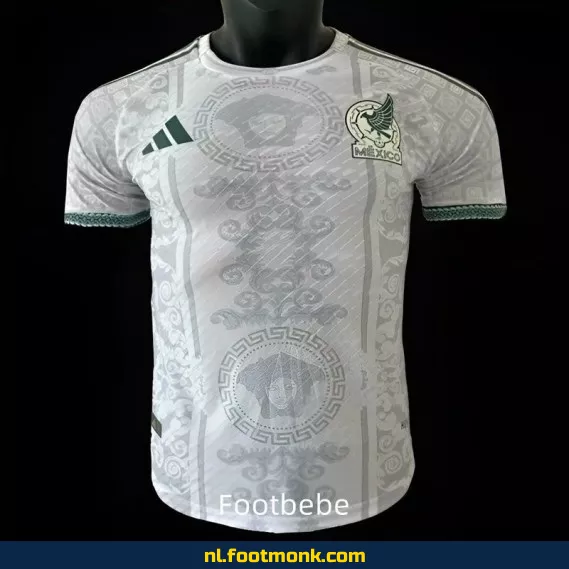 Officieel Mexicaans Voetbalshirt 2024 - Wit Versace Limited Edition | Voetbalshirts Dames/Heren | Origineel & Authentiek