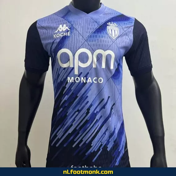 Monaco Match Voetbalshirt 2025/2026 – Speciale Editie Blauw | Officieel Voetbalshirt | Fanwear | Aanbieding