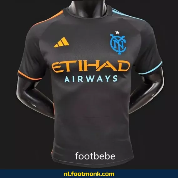 NYC 2024-2025 Uit Thuisshirt - Zwart Voetbalshirt | Officieel & Authentiek | Voetbalshirt Dames/Heren