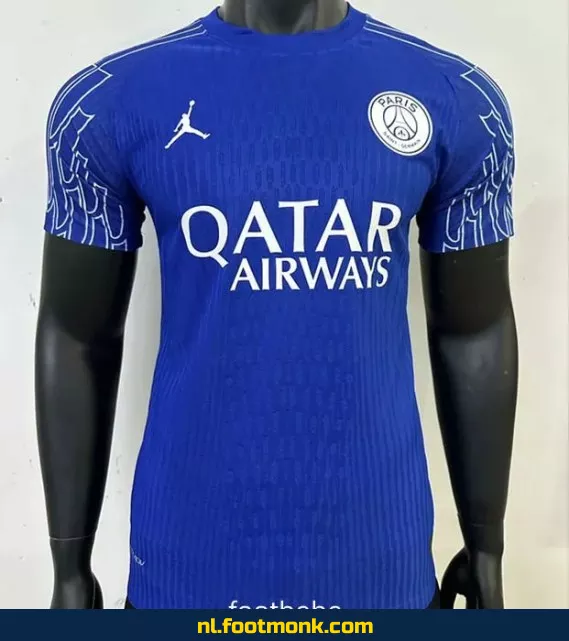 PSG Jordan Trainingsshirt 2024-2025 – Blauw Voetbalshirt voor Heren & Dames | Officieel Voetbalshirt | Fanwear | Aanbieding