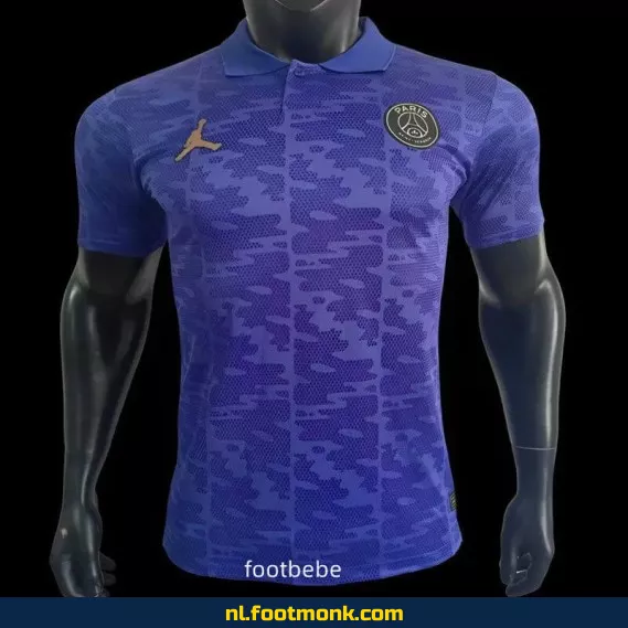 PSG Jordan 2025 Voetbalshirt Polo Violet – Officieel Voetbalshirt voor Dames & Heren – Exclusieve Collectie