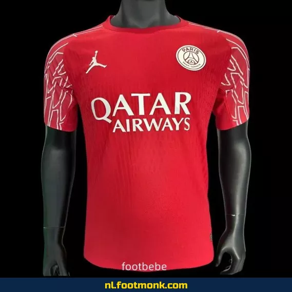 PSG Jordan 2025 Rood Voetbalshirt – Officieel Thuistenue | Koop Nu Online