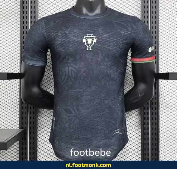 Portugal Thuisshirt 2023-2024 THE SIU Zwart – Officieel Voetbalshirt | Fanwear | Heren & Dames