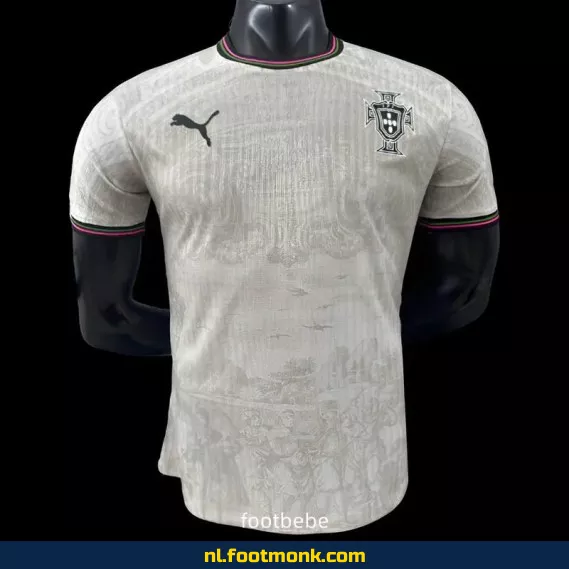 Portugal Concept Voetbalshirt 2025-2026 - Wit | Officieel Voetbalshirt | Heren & Dames | Personaliseerbaar | Fanwear | Aanbieding