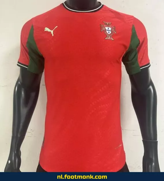 Portugal 2025 Rood Voetbalshirt – Officieel Thuistenue | Voetbalshirts Dames & Heren