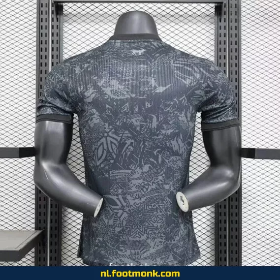 Portugal Thuisshirt 2024-2025 - Zwart Voetbalshirt met 'Siu' Bedrukking - Officieel Voetbalshirt voor Supporters