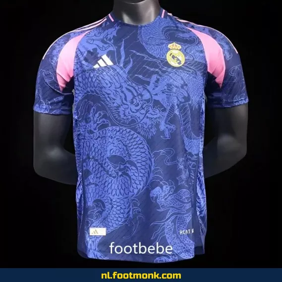 Real Madrid Dragon Violet Voetbalshirt 2024-2025 – Officieel Thuistenue | Voetbalshirts Dames & Heren | Origineel, Personaliseerbaar | Snelle Levering