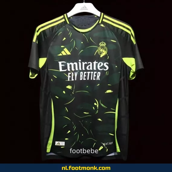 Real Madrid Voetbalshirt 2024-2025 - Zwart & Groen - Officieel Voetbalshirt - Heren/Dames/Kinderen - Fanwear - Aanbieding