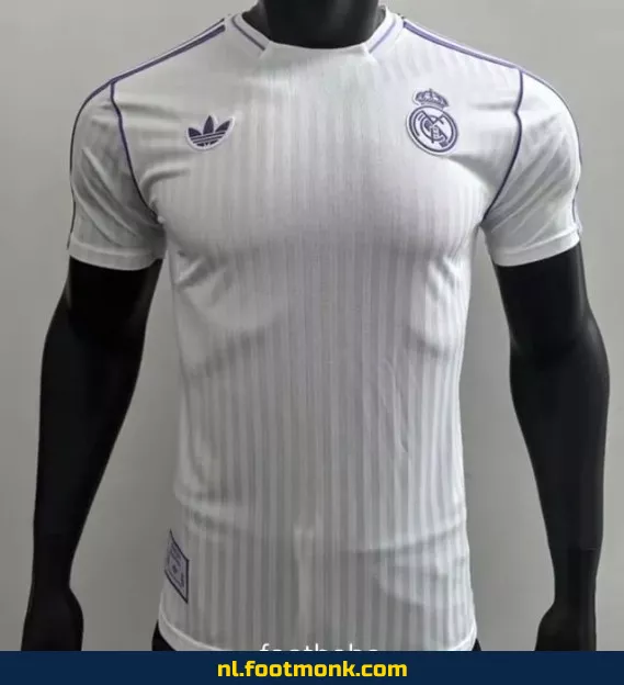 Real Madrid Thuisshirt 2025-2026 – Wit Voetbalshirt | Officieel Voetbalshirt | Heren & Dames | Fanwear | Aanbieding