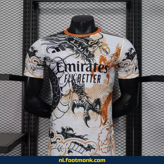 Real Madrid Dragon Wit Voetbalshirt 2025-2026 – Officieel Thuistenue | Koop Nu