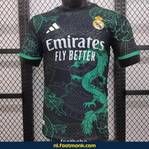 Real Madrid Dragon Groen Voetbalshirt 2025-2026 – Officieel Thuistenue | Origineel Voetbalshirt voor Supporters