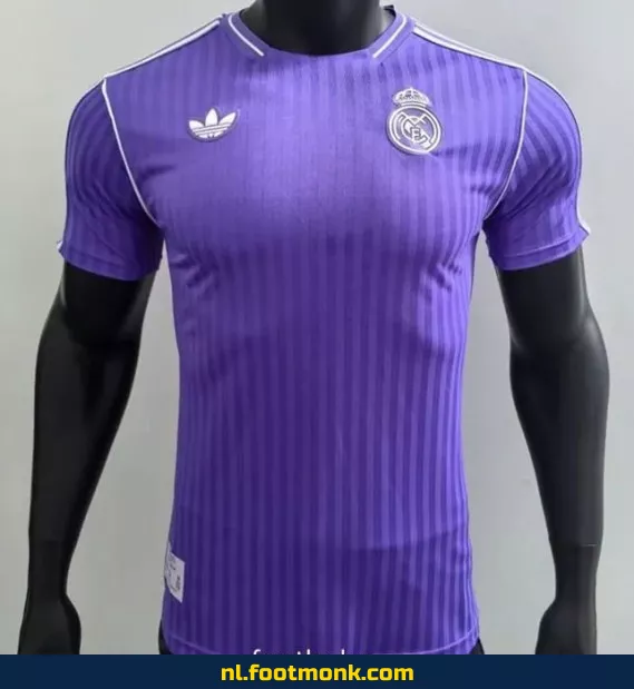 Real Madrid Voetbalshirt 2025-2026 – Violet – Officieel Thuistenue – Koop Nu Online | Voetbalshirts Dames & Heren | Aanbieding