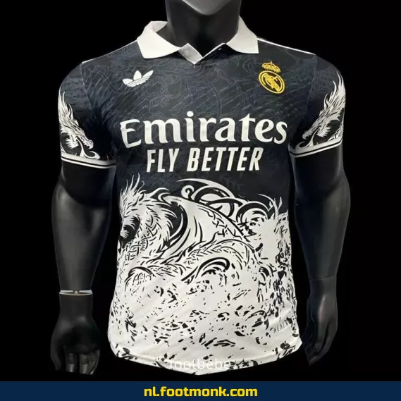 Real Madrid Dragon Concept Voetbalshirt 2025-2026 – Officieel Thuistenue – Personaliseerbaar – Heren, Dames & Kinderen
