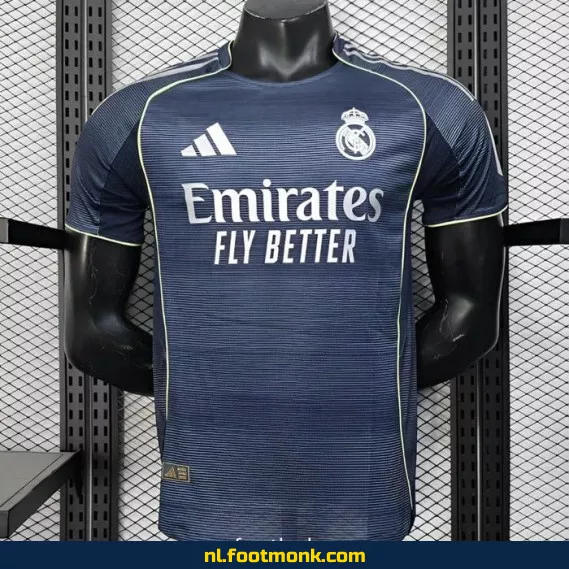Real Madrid Uit Shirt 2025-2026 | Officieel Voetbalshirt | Koop Online