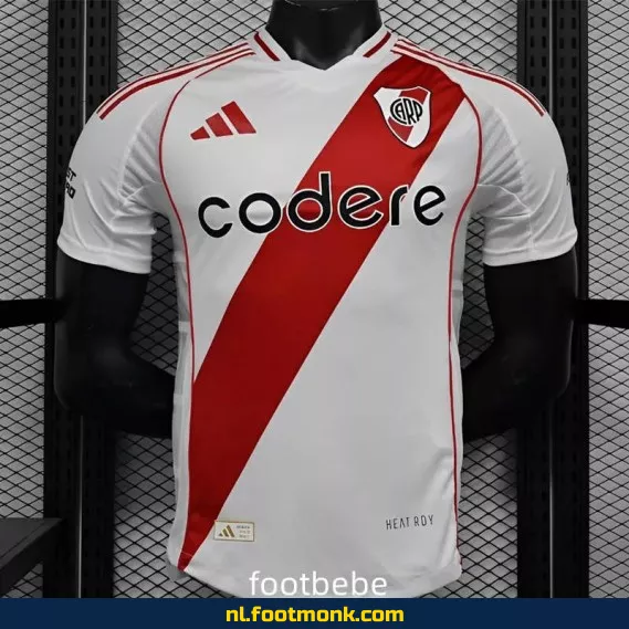 River Plate Thuisshirt 2024-2025 – Wit Voetbalshirt | Officieel Voetbaltenue | Dames & Heren | Fanwear Aanbieding