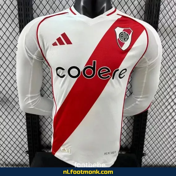 River Plate Thuisshirt 2024-2025 Lange Mouwen – Officieel Voetbalshirt | Koop Nu