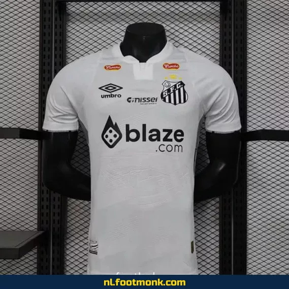 Officieel Santos Voetbalshirt 2024-2025 - Wit Met Sponsor - Koop Nu Online | Voetbalshirts Voor Volwassenen & Kinderen | Origineel & Aanbieding