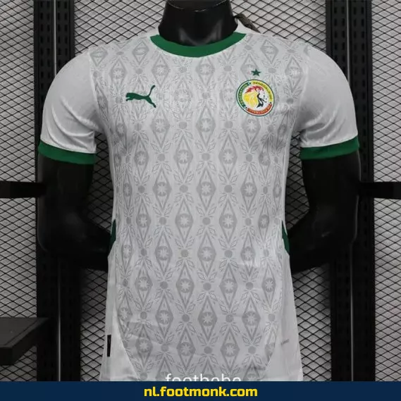 Senegal Thuisshirt 2024-2025 Wit – Officieel Voetbalshirt | Originale Voetbaltenue met Bedrukking