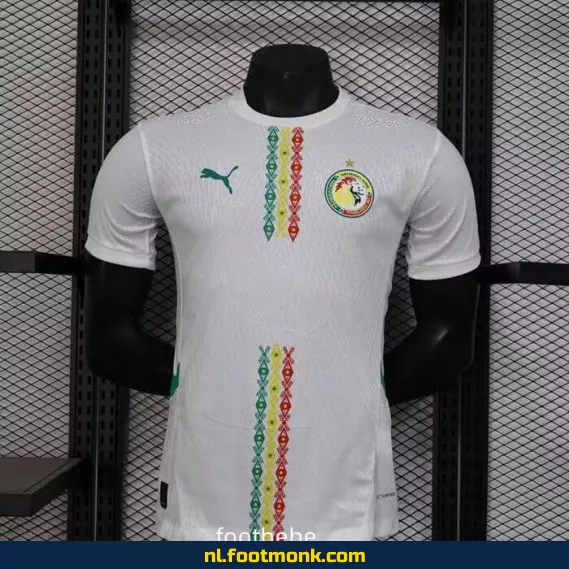 Senegal Thuisshirt 2024-2025 – Wit Voetbalshirt – Officieel Wedstrijdtenue – Heren/Dames/Kinderen – Origineel & Authentiek