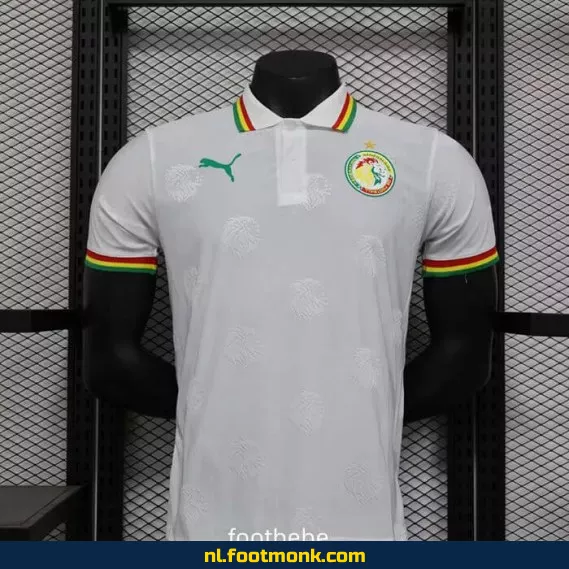 Senegal Voetbalshirt 2024-2025 Speciale Editie Wit – Officieel Wedstrijdshirt | Voetbalshirt Dames/Heren | Origineel Voetbalshirt