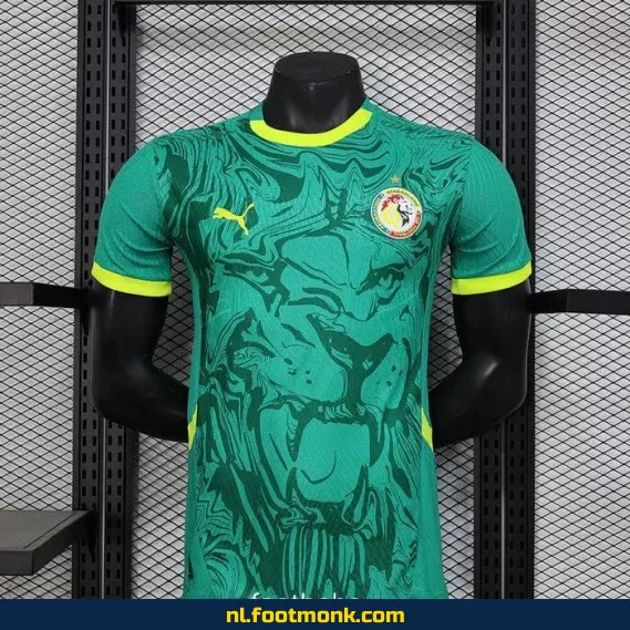 Senegal 2024-2025 Uit Thuisshirt Voetbalshirt – Groen | Officieel Voetbaltenue | Fanwear | Dames & Heren | Personaliseerbaar