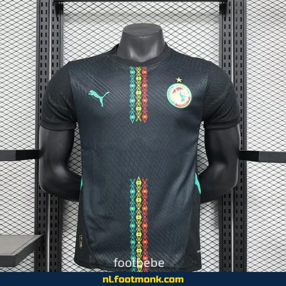 Senegal Voetbalshirt 2024-2025 - Officieel Zwart Thuistenue - Voetbalshirt Dames/Heren/Kinderen - Origineel & Personaliseerbaar
