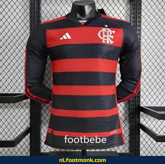 **Flamengo Thuisshirt 2024-2025 Lange Mouwen – Officieel Voetbalshirt**