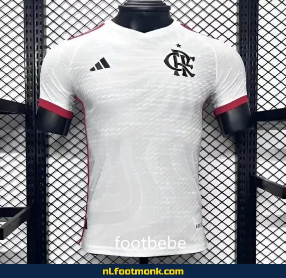 Flamengo Uit Thuisshirt 2024-2025 - Wit Voetbalshirt | Officieel | Dames & Heren | Fanwear | Aanbieding