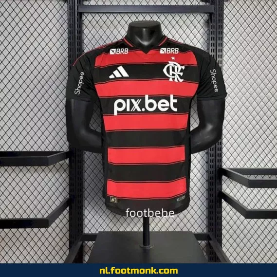 Flamengo Thuisshirt 2025-2026 – Officieel Voetbalshirt | Dames & Heren | Personaliseerbaar