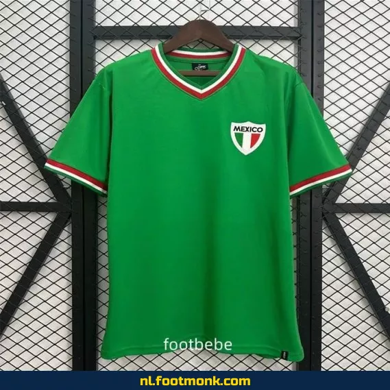 Authentiek Mexicaans voetbalshirt 1970 - Thuistenue - Retro voetbalshirt