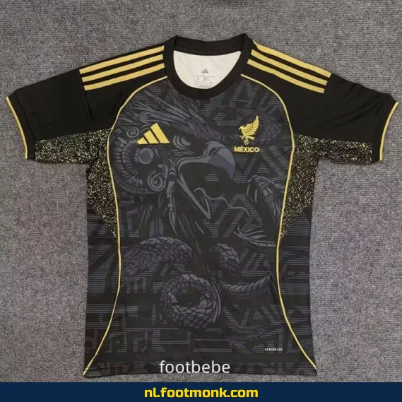 Mexico Concept Voetbalshirt 2025-2026 - Zwarte Limited Edition - Heren/Dames/Kinderen - Officieel Fanwear