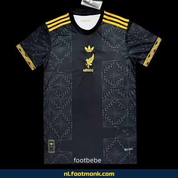 Officieel Mexicaans voetbalshirt 2025-2026 - Zwarte uitvoering - Heren/dames/kinderen