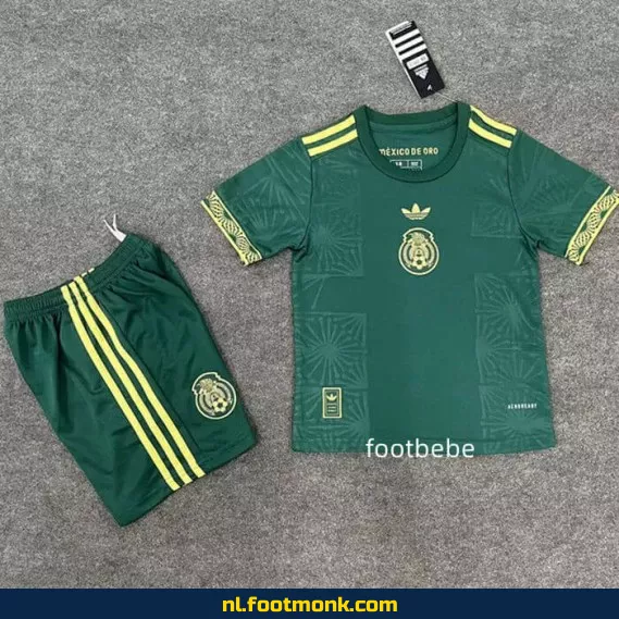 Mexico Voetbalshirt Kinderen 2025-2026 - Groen B | Officieel Fanwear | Aanbieding