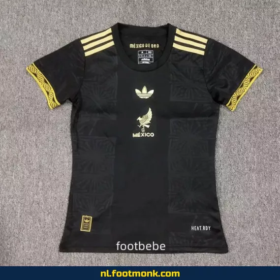 Mexico Dames Voetbalshirt 2025-2026 - Zwart | Officieel | Fanwear | Aanbieding