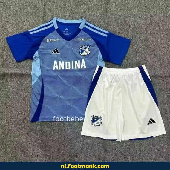 Millonarios Thuisshirt Kinderen 2025-2026 | Officieel Voetbalshirt | Kids Voetbalshirt Kopen