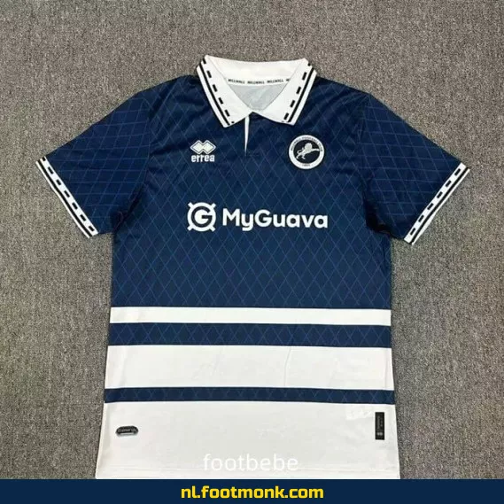 Millwall Thuisshirt 2024-2025 | Officieel Voetbalshirt | Dames & Heren | Snelle Levering