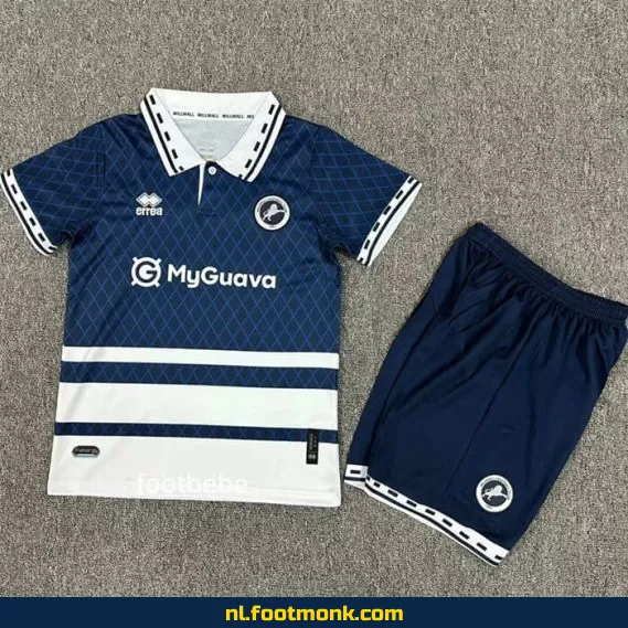 Millwall Thuisshirt Kinderen 2024-2025 – Officieel Voetbalshirt | Voetbalshirt Kinderen Kopen