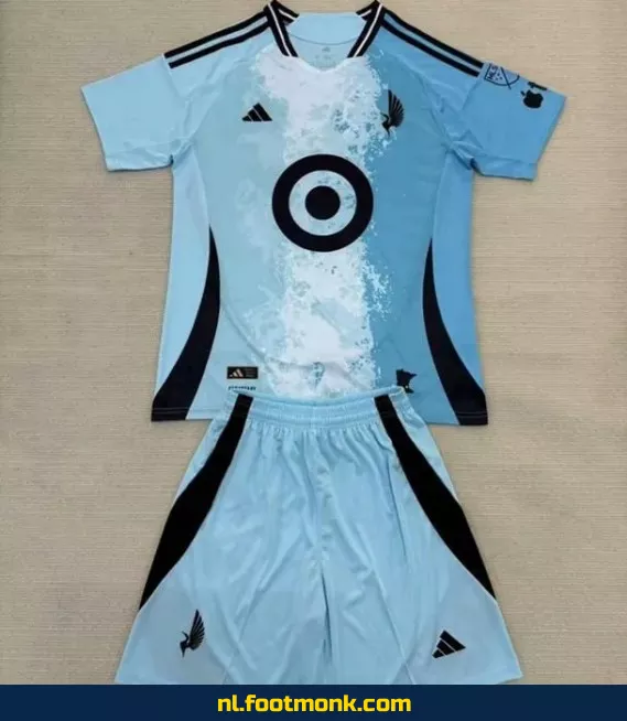 Minnesota United Uit Voetbalshirt Kinderen 2025-2026 | Officieel Fanwear | Personaliseerbaar
