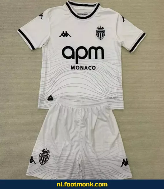 AS Monaco Uit Thuisshirt 2024-2025 voor Kinderen – Officieel Voetbalshirt | Koop Nu