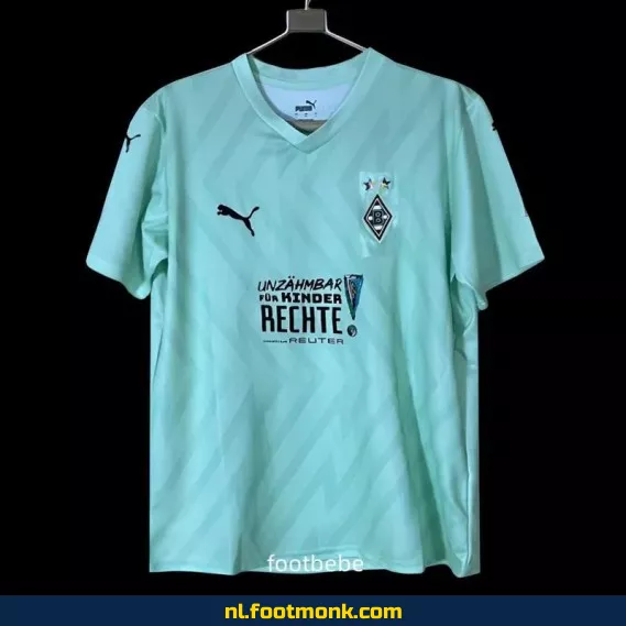 Borussia Mönchengladbach voetbalshirt 2024-2025 - Blauw - Officieel voetbaltenue - Heren/Dames/Kinderen - Fanwear aanbieding