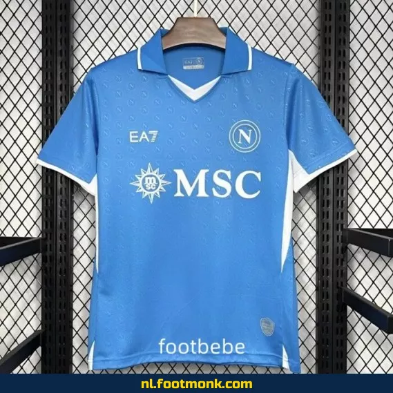Napoli Thuisshirt 2024/2025 – Blauw Voetbalshirt | Officieel, Personaliseerbaar | Heren, Dames, Kinderen