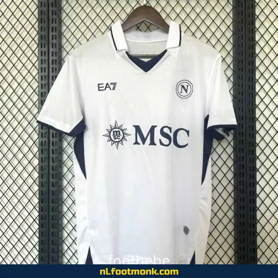 Napoli Uit Thuisshirt 2024-2025 – Wit Voetbalshirt | Officieel Voetbaltenue | Heren & Dames | Fanwear Aanbieding