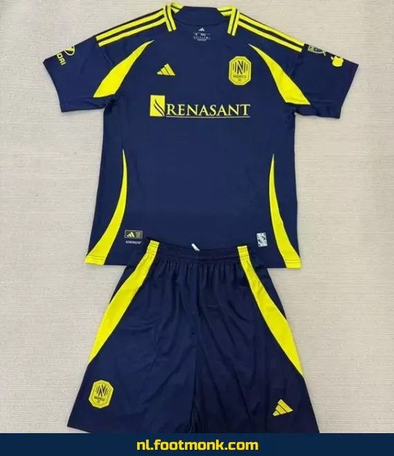 Nashville SC uit voetbalshirt voor kinderen 2025-2026 | Officieel voetbaltenue | Voetbalshirt kopen online
