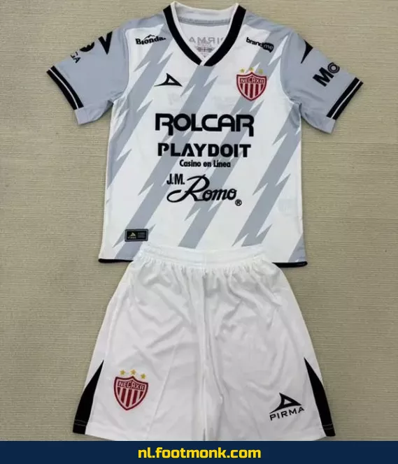 Necaxa Uitvoetbalshirt voor Kinderen 2025 - Officieel Voetbalshirt | Koop Online